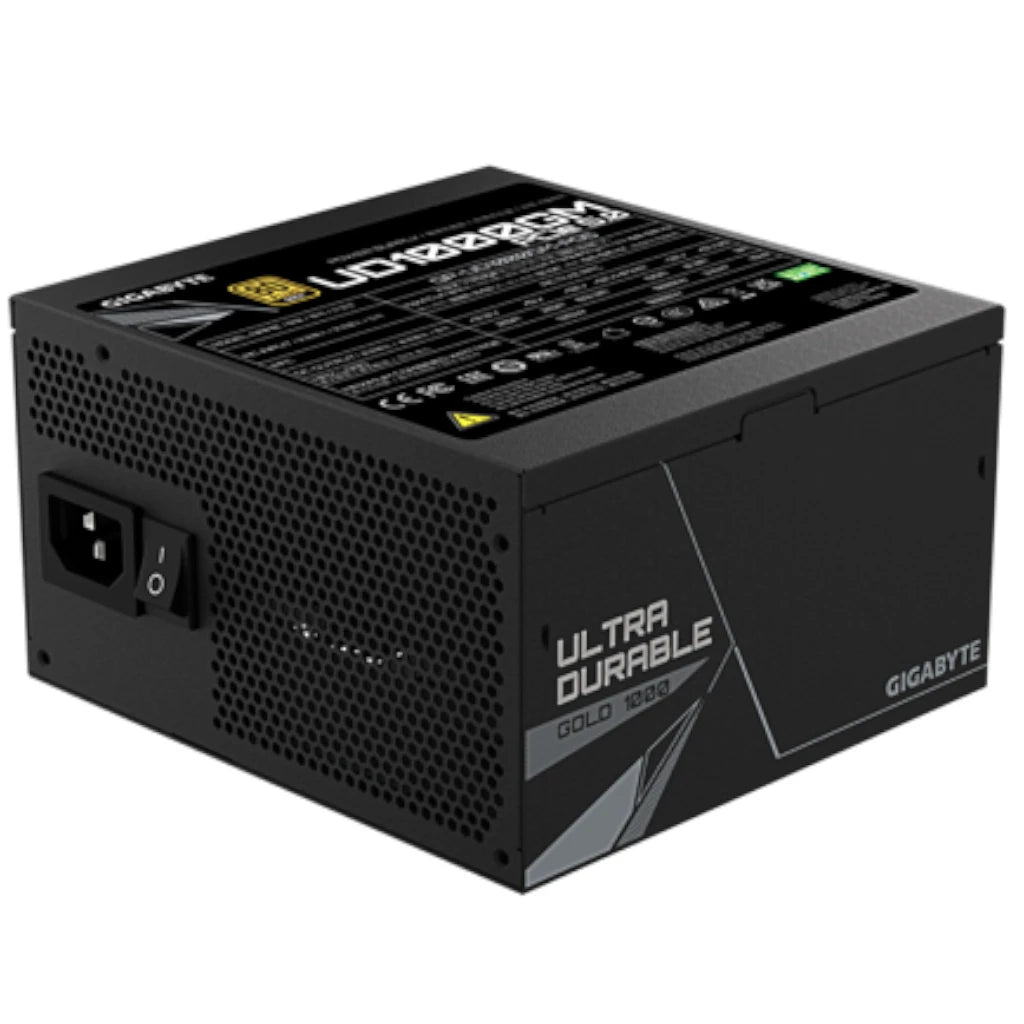 Fuente de Poder Gigabyte UD1000GM PG5 80 PLUS Gold Modular 24-pin ATX 120mm 1000W
