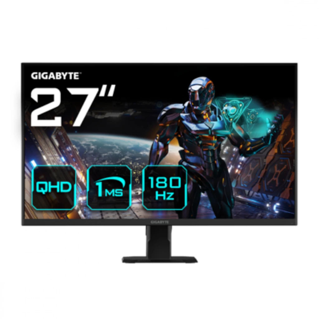 Monitor Gamer Gigabyte GS27QA 27" LCD 2560x1440 QHD FreeSync 180Hz HDMI/DisplayPort Negro