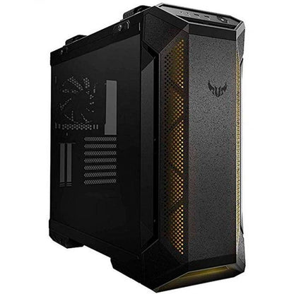 Gabinete Gamer Asus TUF Gaming GT501 Media Torre ITX mATX ATX EATX 4xFan RGB Cristal Templado Color Negro