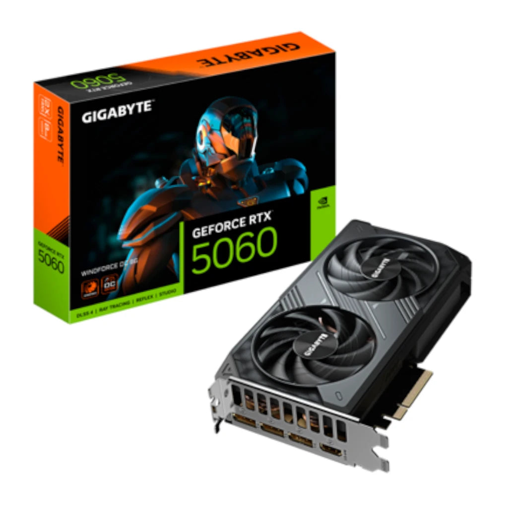 Tarjeta de Video Gigabyte NVIDIA GeForce RTX 5060 8GB 128-bit GDDR7 PCI Express 5.0