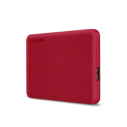 Disco Duro Externo Toshiba Canvio Advance V10 4TB 2.5" USB 3.2 Gen 1 Color Rojo para Windows/Mac