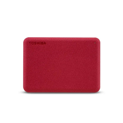 Disco Duro Externo Toshiba Canvio Advance V10 4TB 2.5" USB 3.2 Gen 1 Color Rojo para Windows/Mac