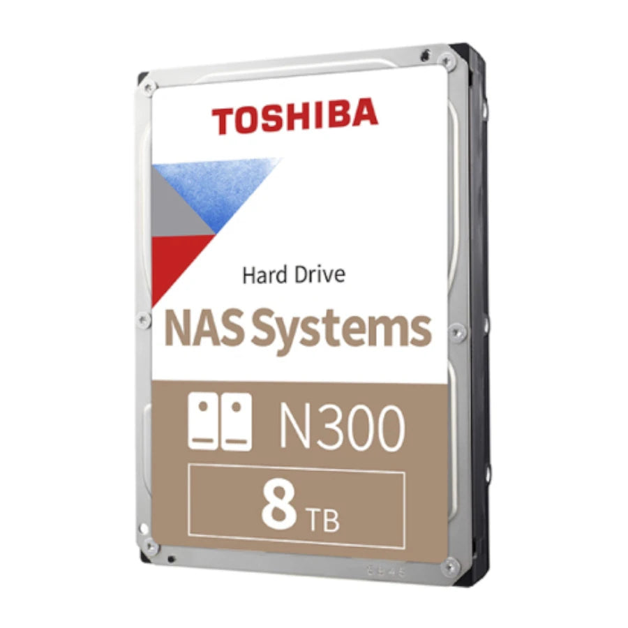 Disco Duro Interno Toshiba N300  de Rendimiento  8TB 7200RPM y 256MB Cache.
