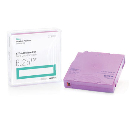 Cartucho de Datos HPE LTO-6 Ultrium RW (6.25 TB)
