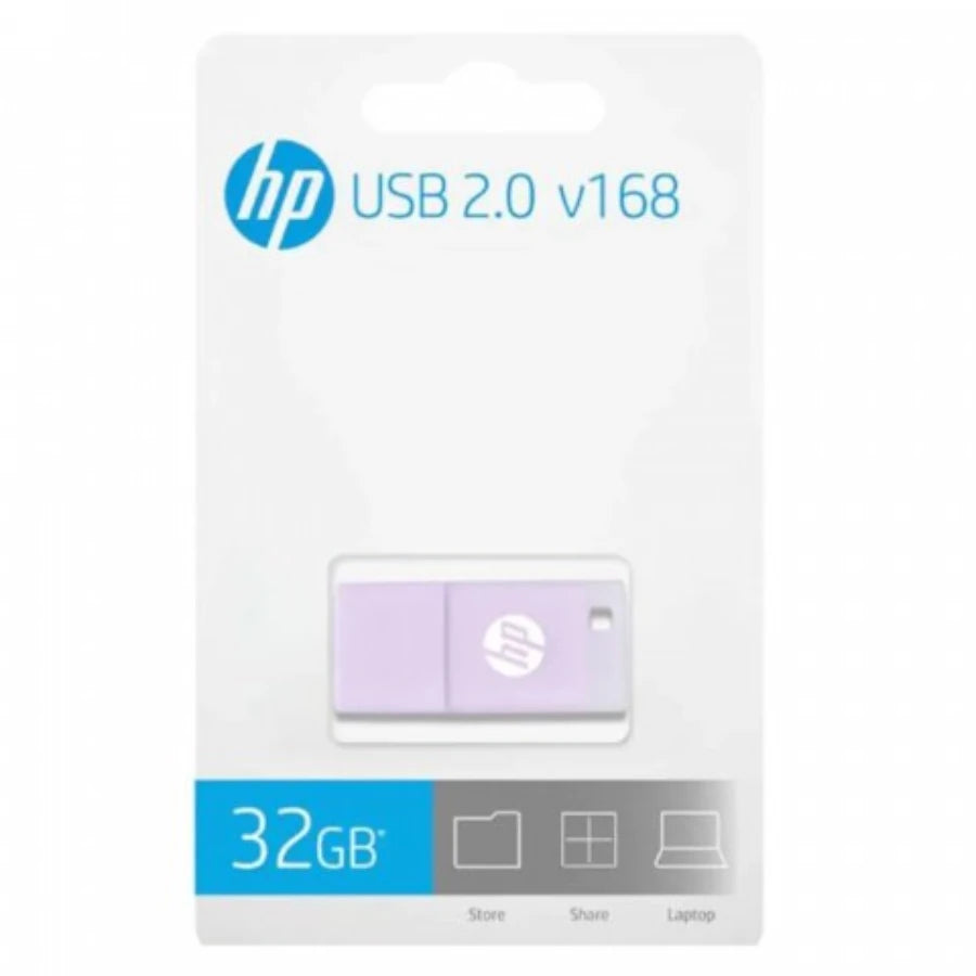 Unidad de Memoria Flash USB PNY HP v168p 32GB Color Lila USB 2.0