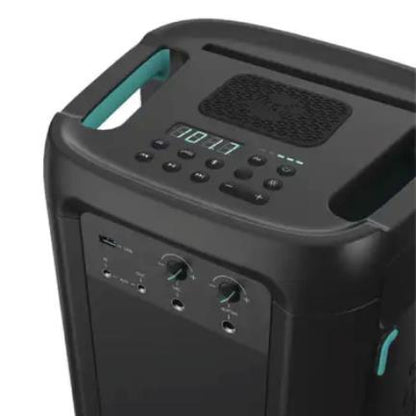 Bocina Hisense 300W 2 Vias Exterior e Interior con Subwoofer IPX4 Impermeable Bateria de Larga Duracion Bluetooth 5.0
