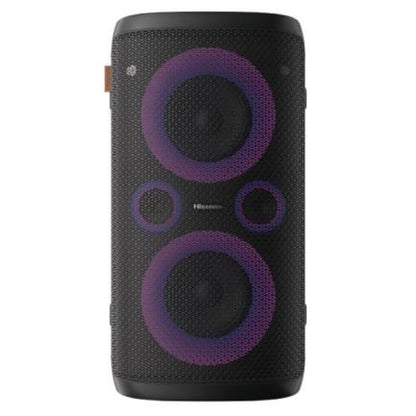 Bocina Hisense 300W 2 Vias Exterior e Interior con Subwoofer IPX4 Impermeable Bateria de Larga Duracion Bluetooth 5.0