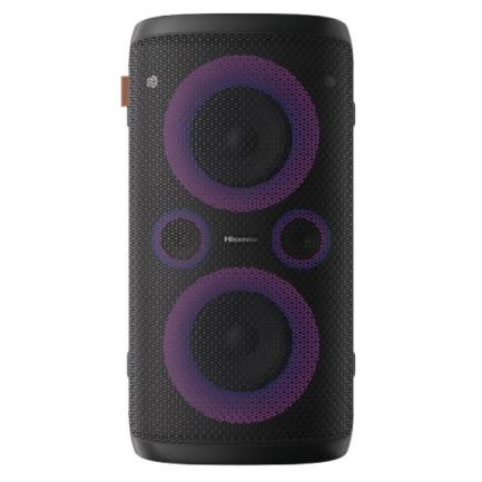 Bocina Hisense 300W 2 Vias Exterior e Interior con Subwoofer IPX4 Impermeable Bateria de Larga Duracion Bluetooth 5.0