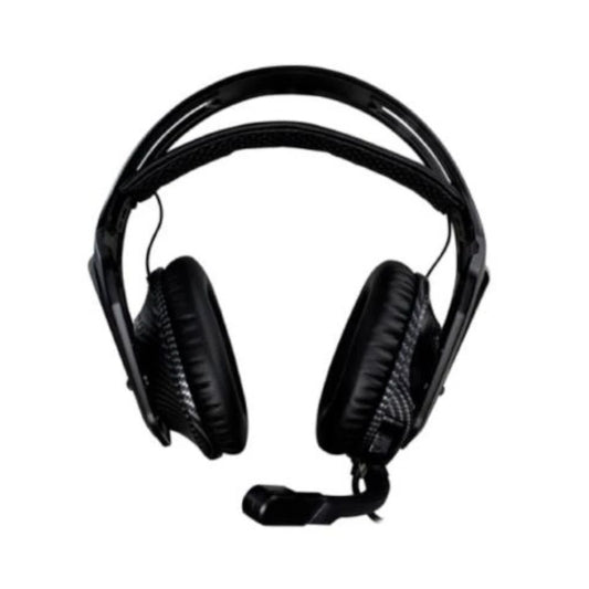 Diadema Game Factor HSG500 Micrófono Removible 3.5mm Ultraligera Color Negro