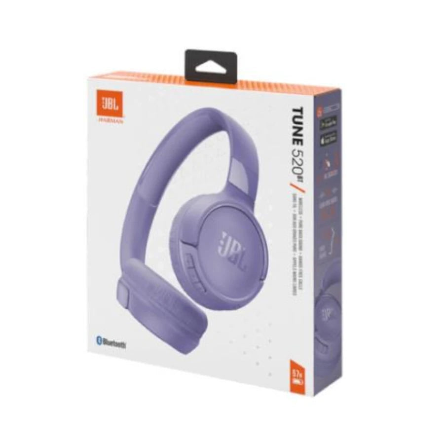 Auriculares Inalambricos JBL Tune 520BT Color Purpura
