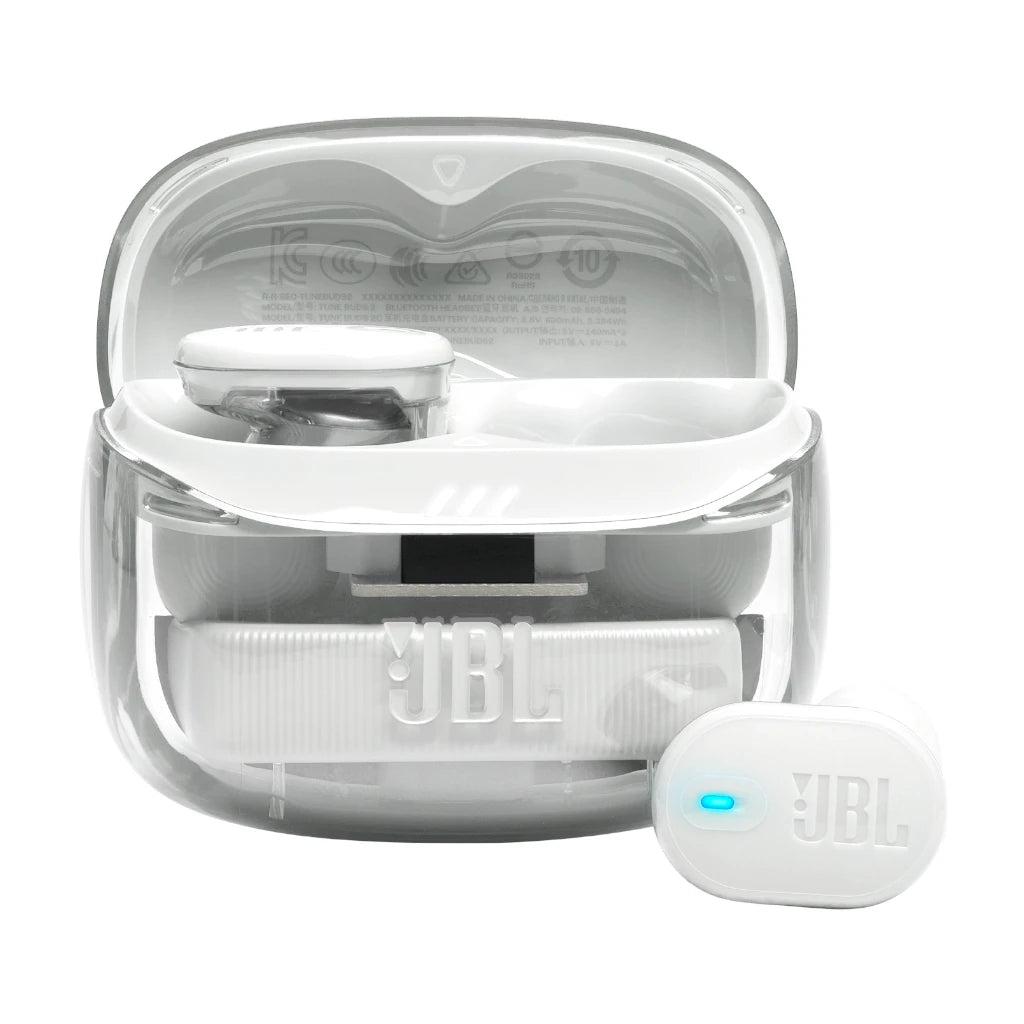Auriculares JBL Buds Ghost 2 color Blanco