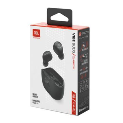 Audífonos Inalámbricos JBL Vibe Buds Control Táctil Micrófono Integrado Bluetooth Color Negro
