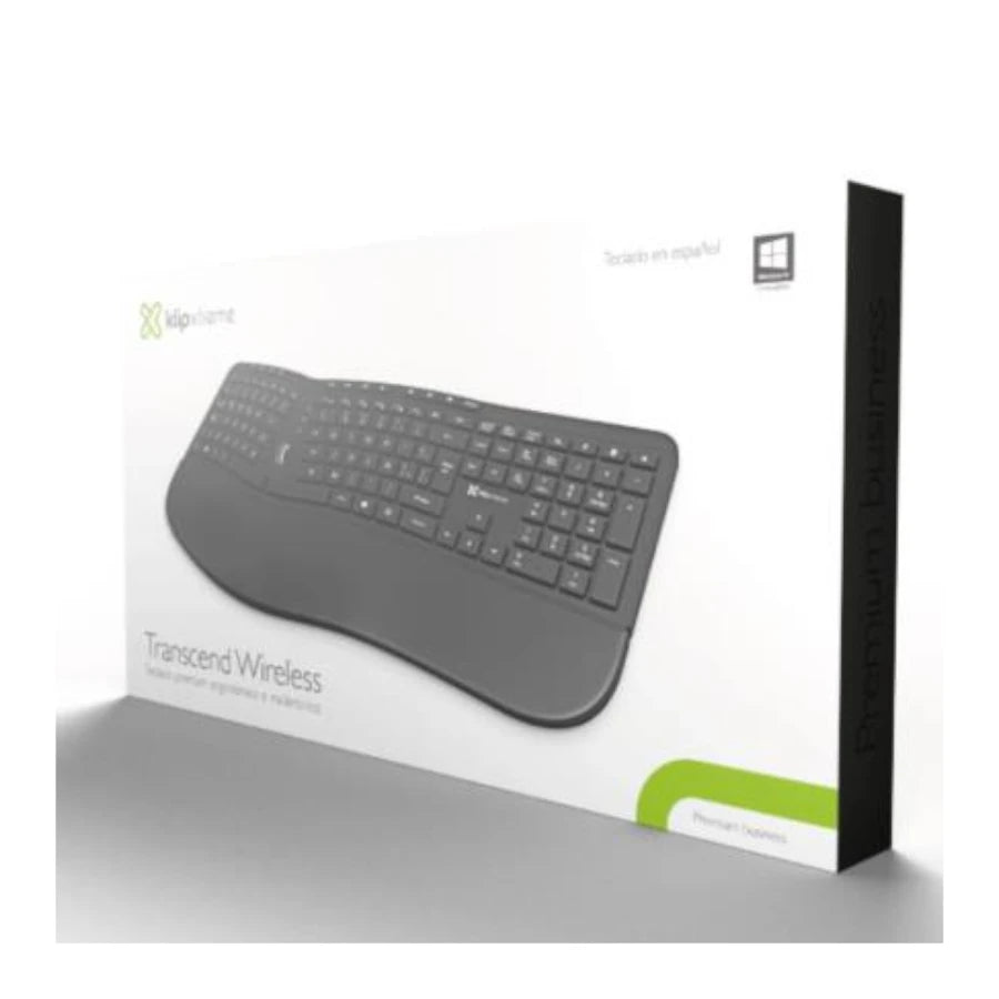 Teclado ergonimico inalambrico premium Klip Xtreme Trascend Wireless KBK-530S