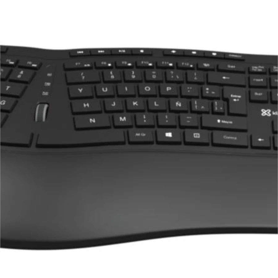 Teclado ergonimico inalambrico premium Klip Xtreme Trascend Wireless KBK-530S