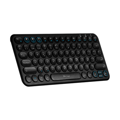 Teclado Vorago Kbw-400 Slim Regargable Tipo C 2 Bluetooth + Wireless Negro - 2