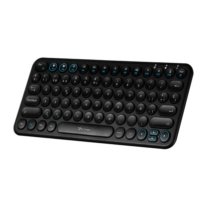 Teclado Vorago Kbw-400 Slim Regargable Tipo C 2 Bluetooth + Wireless Negro - 3