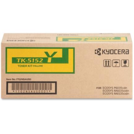 Tóner Kyocera TK-5152Y 12K Páginas Compatible P6035cdn/M6035cidn/M6535cidn Color Amarillo