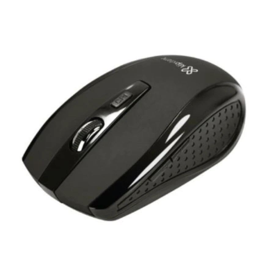 Mouse Inalámbrico Klip Xtreme Klever KMW-340BK Ergonómico Plug & Play Sensor Óptico Negro