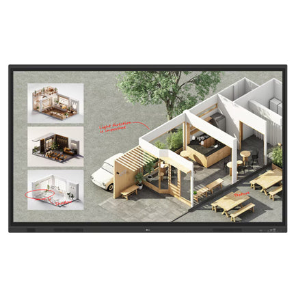 Pantalla LG 75" 75TR3DQ Touch 4k UHD 3840×2160 Munti Touch 40 puntos max