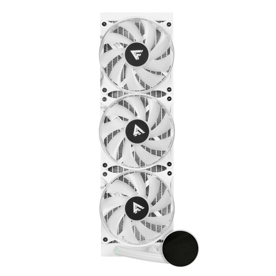 Enfriamiento Líquido Game Factor LQG700 360mm RGB 3 Fan 120mm Color Blanco