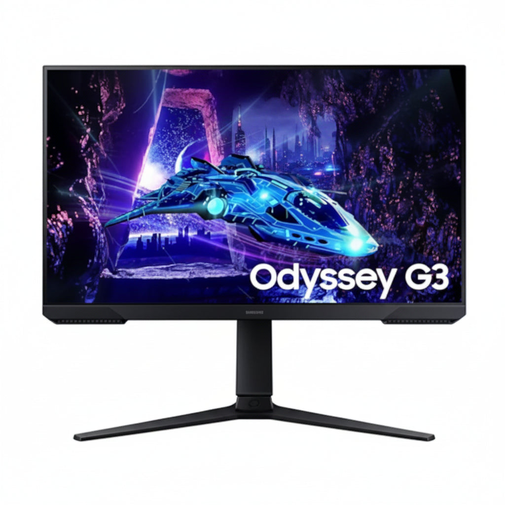 Monitor Samsung Essential 24 pulgadas S30GD FHD IPS Plano 100Hz vista frontal sin bordes