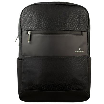 Mochila Perfect Choice Phenix para Laptop 15.6"-17" Color Negro