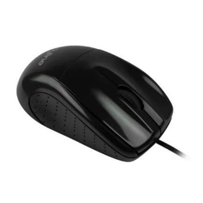 Mouse Easy Line Óptico Alámbrico USB 1200dpi Color Negro