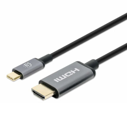 Cable Manhattan USB-C a HDMI M 1.0M 4K@60Hz Negro