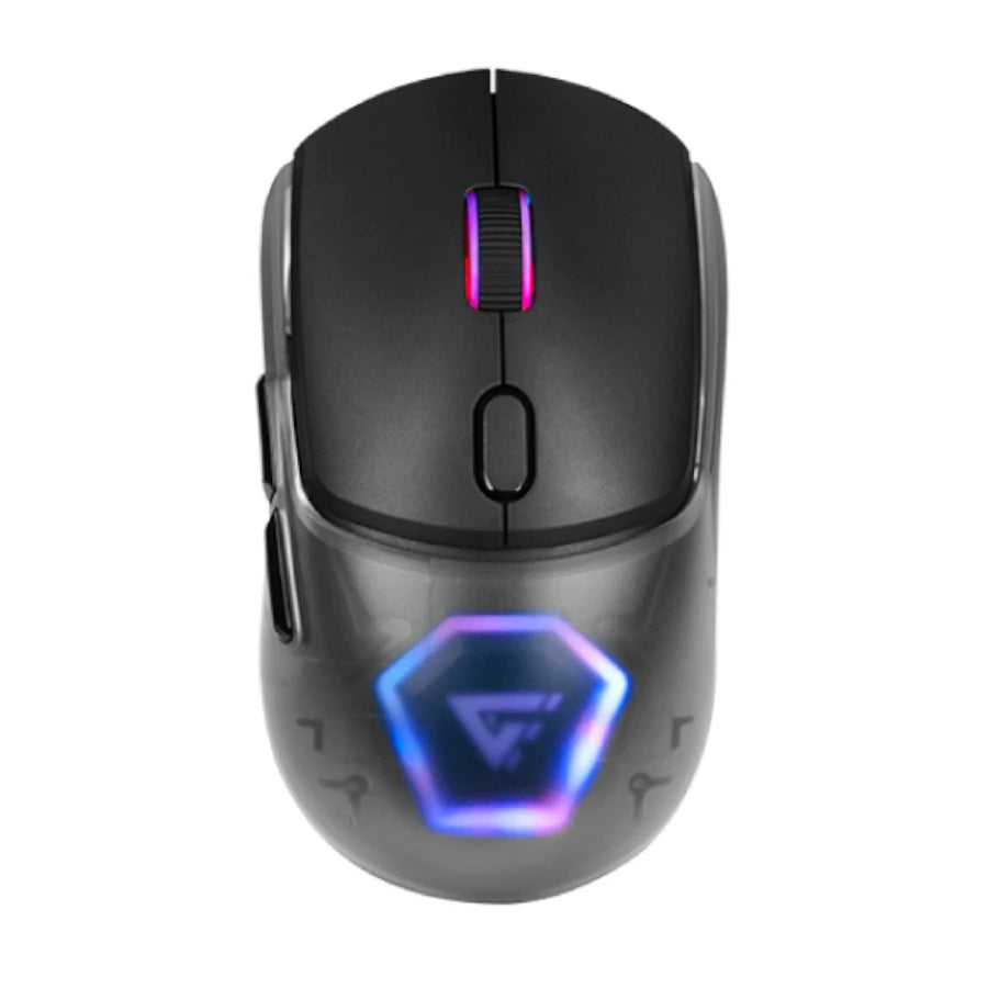 Mouse Game Factor Mow700 Carcasas Intercambiables 2.4g+Bt Pixart 3395 26.000 Dpi Rgb Negro
