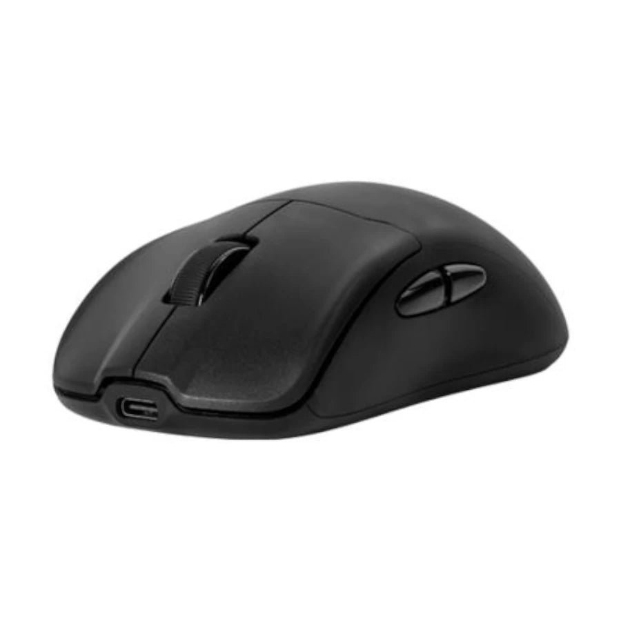 Mouse Game Factor Mow800 Inalambrico Wireless 2.4g Bt Pixart 3395 26.000 Dpi 4k Hz Base Rgb Ultraligero 56g Negro