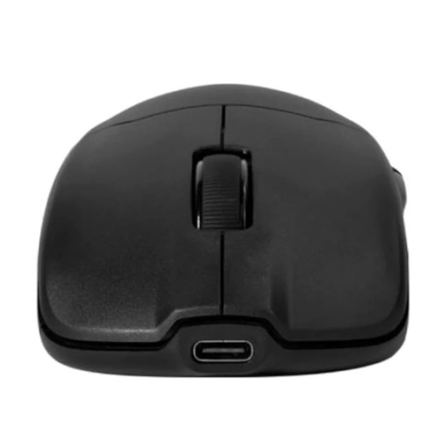 Mouse Game Factor Mow800 Inalambrico Wireless 2.4g Bt Pixart 3395 26.000 Dpi 4k Hz Base Rgb Ultraligero 56g Negro