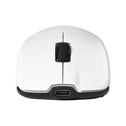 Mouse Game Factor Mow800 Inalambrico Wireless 2.4g Bt Pixart 3395 26.000 Dpi 4k Hz Base Rgb Ultraligero 56g Blanco