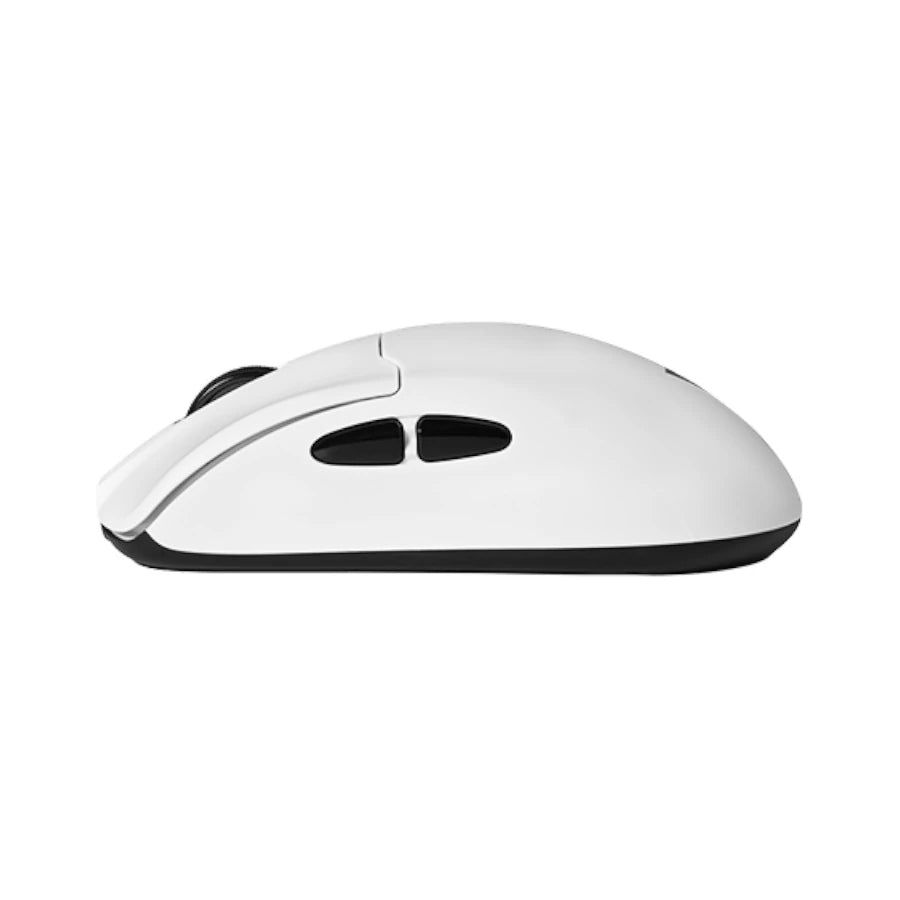 Mouse Game Factor Mow800 Inalambrico Wireless 2.4g Bt Pixart 3395 26.000 Dpi 4k Hz Base Rgb Ultraligero 56g Blanco