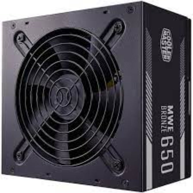 Fuente de Poder Cooler Master MWE 650 Bronze V2 650W ATX 12V 80 Plus Bronze 20+4 pin Fan 120mm Negro