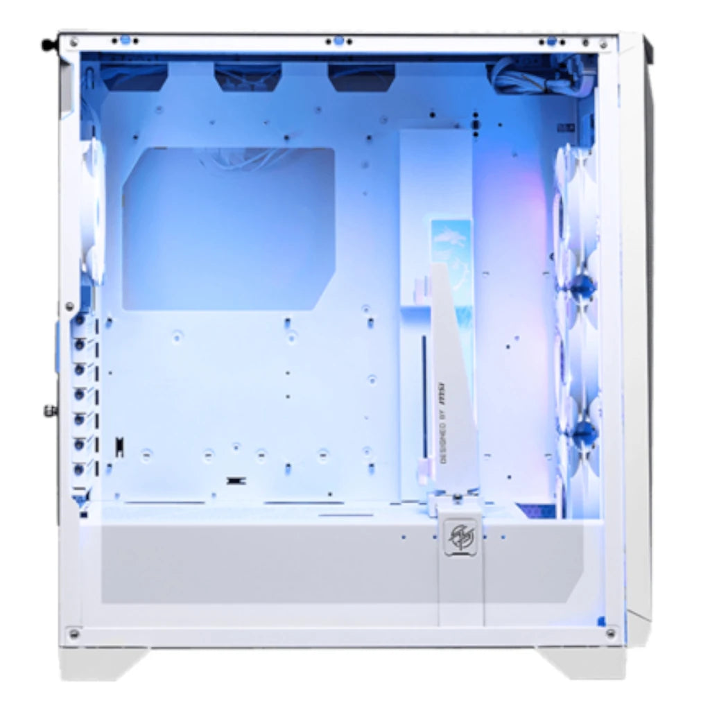 Gabinete Msi Mpg Gungnir 300r Airflow White Blanco Vidrio Templado 4 Ventilador Arg Batx S Fuen