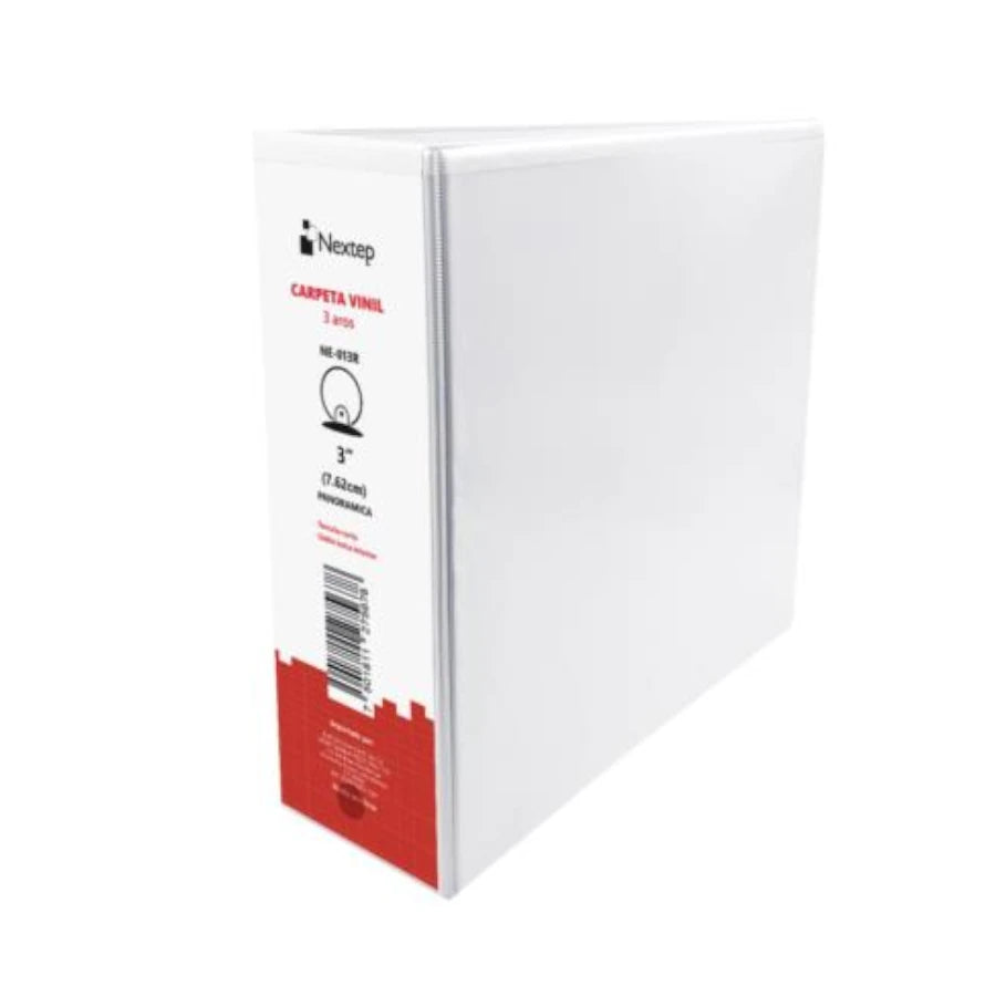 Carpeta Nextep Vinil Aro "O" 3" Carta Blanca