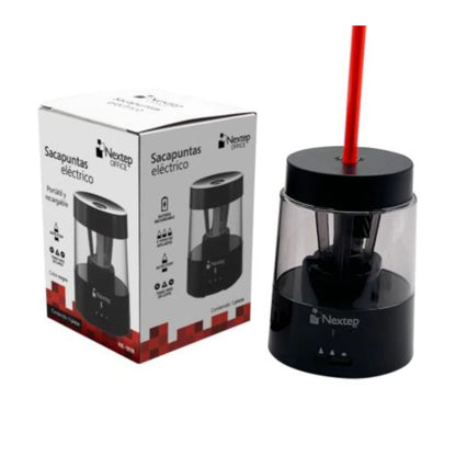 Sacapuntas Nextep Electrico Portatil y Recargable con Autostop