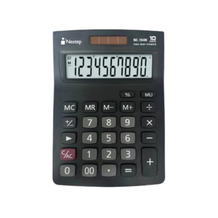 Calculadora Nextep 10 Digitos Semi Escritorio Bateria/Solar