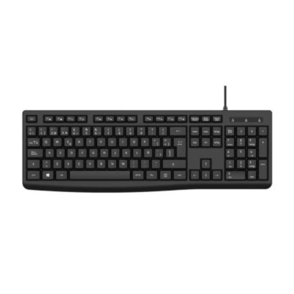 Teclado Alambrico Nextep Resistente a Salpicaduras USB