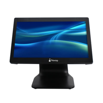 Monitor Touch Screen Punto de Venta Nextep 15.6 Pulgadas LCD Alto Brillo y Resolucion Con Base