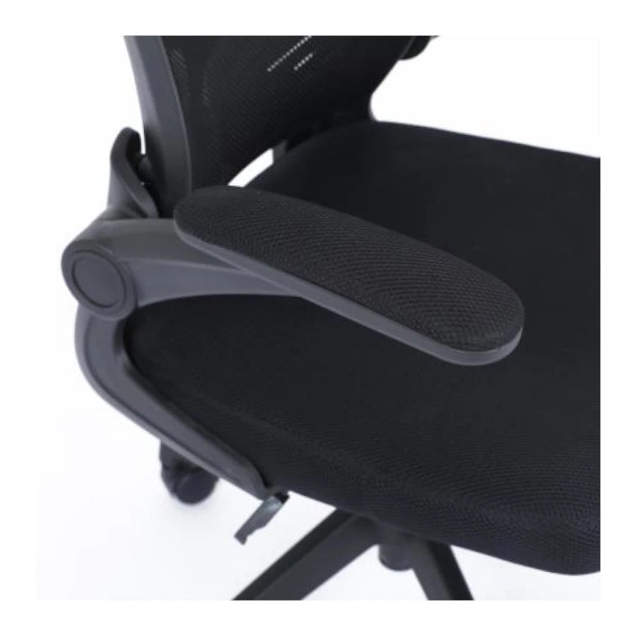 Silla ejecutiva Nextep de altura y Descansabrazos Ajustable Reclinable Tela/Malla Negro y Base Giratoria