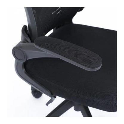 Silla ejecutiva Nextep de altura y Descansabrazos Ajustable Reclinable Tela/Malla Negro y Base Giratoria