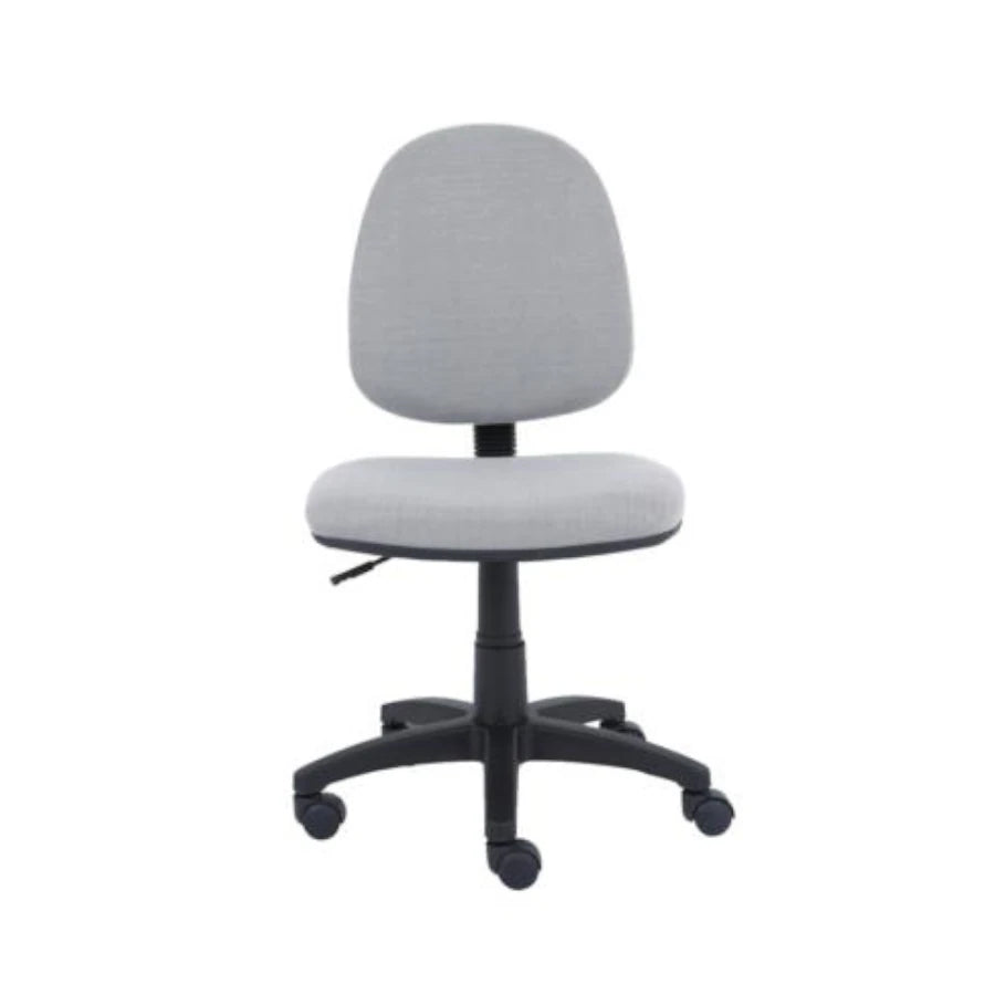 Silla Basica Nextep de Altura Ajustable Tela Gris Base Giratoria