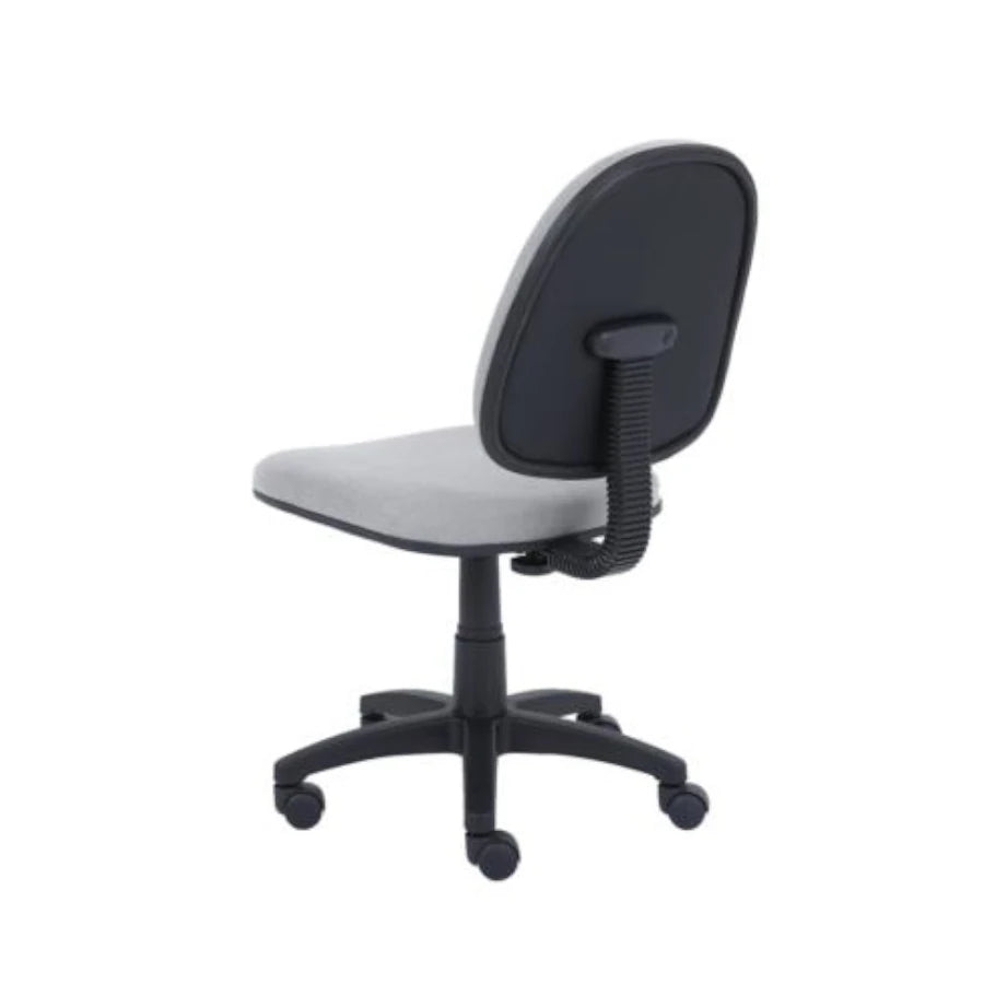 Silla Basica Nextep de Altura Ajustable Tela Gris Base Giratoria