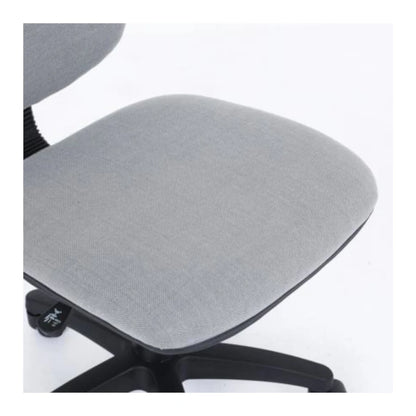 Silla Basica Nextep de Altura Ajustable Tela Gris Base Giratoria