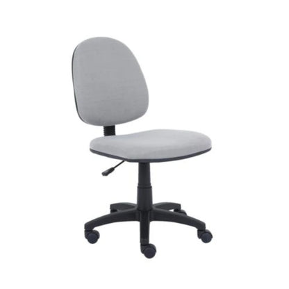 Silla Basica Nextep de Altura Ajustable Tela Gris Base Giratoria