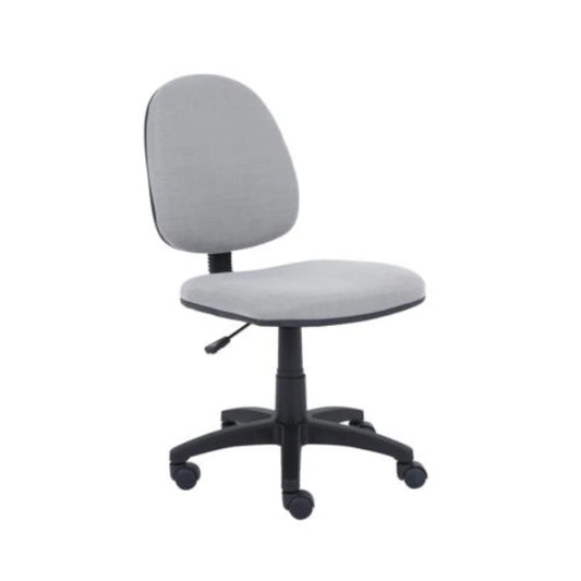 Silla Basica Nextep de Altura Ajustable Tela Gris Base Giratoria