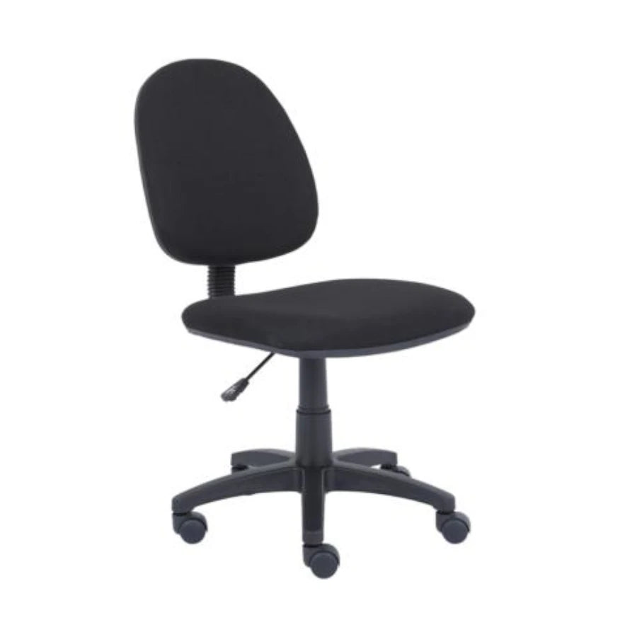 Silla Basica Nextep de Altura Ajustable Tela Negro Base Giratoria