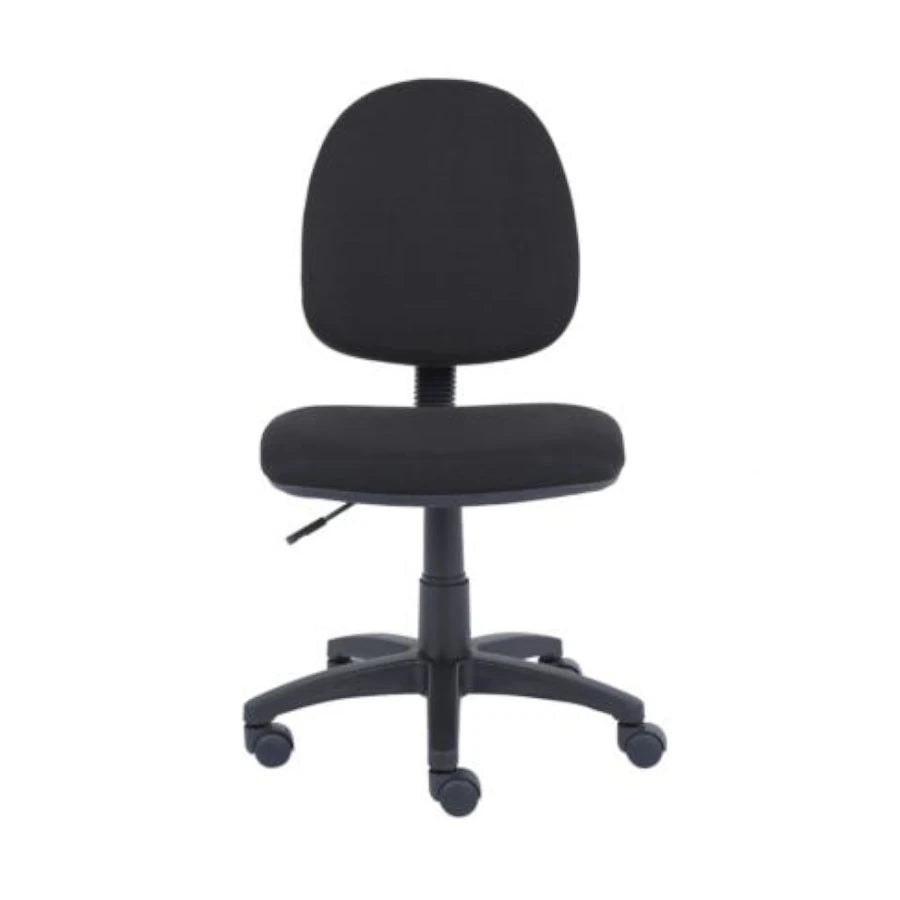 Silla Basica Nextep de Altura Ajustable Tela Negro Base Giratoria