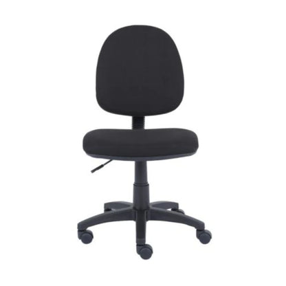 Silla Basica Nextep de Altura Ajustable Tela Negro Base Giratoria